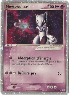 Mewtwo ex 101/109 — EX Rubis & Saphir