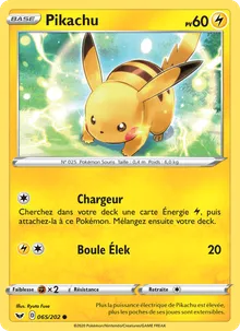Pikachu 65/202 — Épée et Bouclier