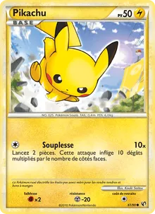 Pikachu 61/90 — Indomptable