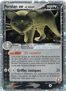 Persian ex de Rocket 116/115 — EX Forces Cachées