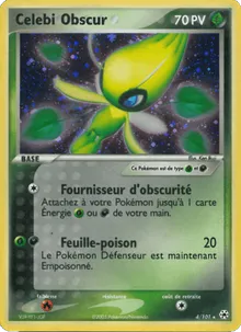 Celebi Obscur 4/101 — EX Légendes Oubliées