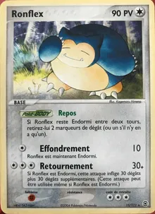 Ronflex 15/112 — EX Rouge Feu & Vert Feuille