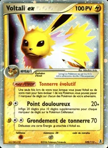 Voltali ex 109/113 — EX Espèces Delta