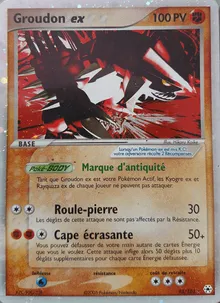 Groudon ex 93/101 — EX Légendes Oubliées