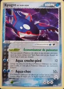 Kyogre de Team Aqua 3/95 — EX Team Magma vs Team Aqua