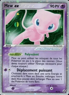 Mew ex 88/92 — EX Créateurs de légendes
