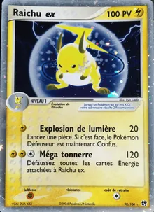 Raichu ex 98/100 — EX Tempête de sable