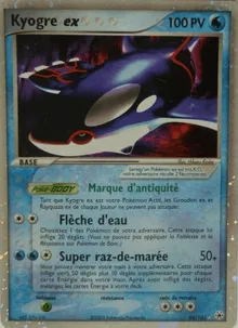 Kyogre ex 94/101 — EX Légendes Oubliées