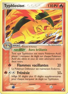 Typhlosion 17/115 — EX Forces Cachées
