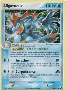 Aligatueur 4/115 — EX Forces Cachées