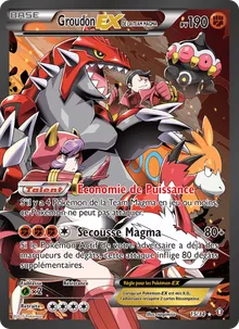 Groudon-EX de la Team Magma 15/34 — Double Danger