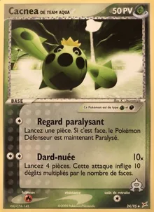 Cacnea de Team Aqua 24/95 — EX Team Magma vs Team Aqua