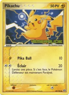 Pikachu 60/106 — EX Émeraude